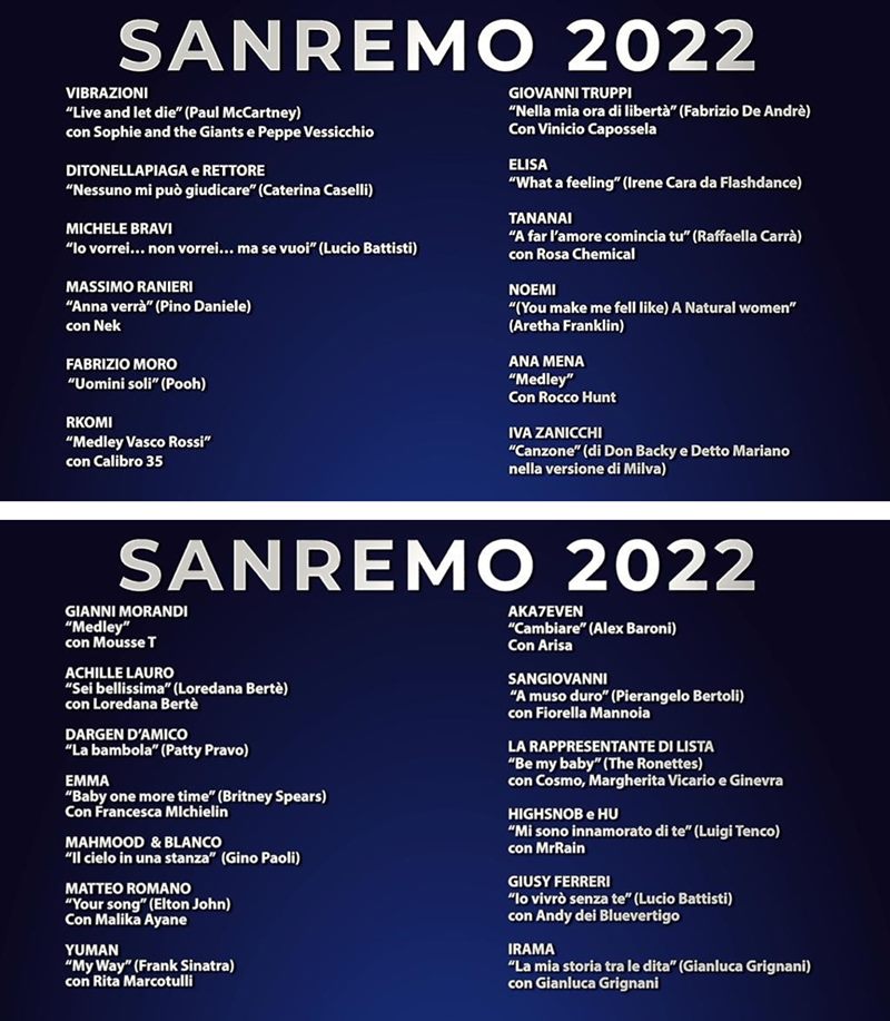 Duetti Sanremo