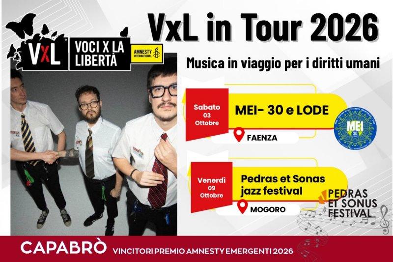 Voci per la Libertà in tour
