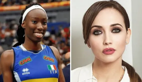 Paola Egonu e Chiara Francini